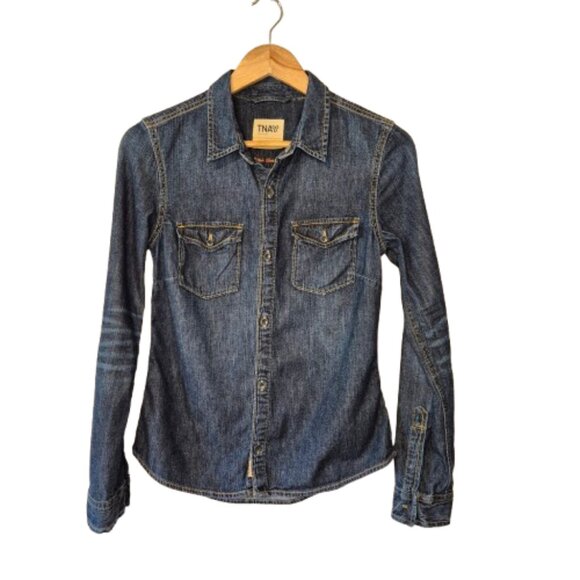 Aritzia Tops - TNA Denim Shirt Size Small